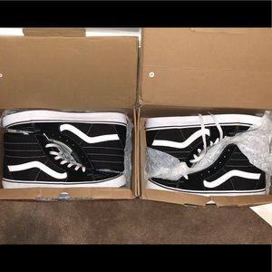 Brand new never worn Vans Sk8-High 12 & 13